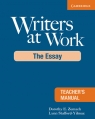 Writers at Work Teacher's Manual Dorothy E. Zemach , Lynn Staff