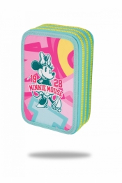 Coolpack, Piórnik potrójny z wyposażeniem Jumper 3 Disney Core - Minnie Mouse (F067775)