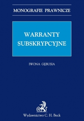 Warranty subskrypcyjne - Gębusia Iwona