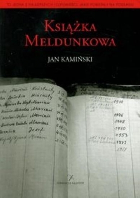 Książka meldunkowa (Uszkodzona okładka) - Jan Kamiński