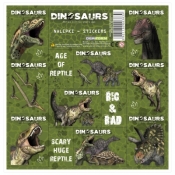 Nalepki 16x16 dinozaur