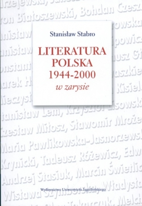 Literatura polska 1944-2000 w zarysie - Stabro Stanisław<br />