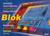 Blok techniczny Kreska A4/10k - kolorowy