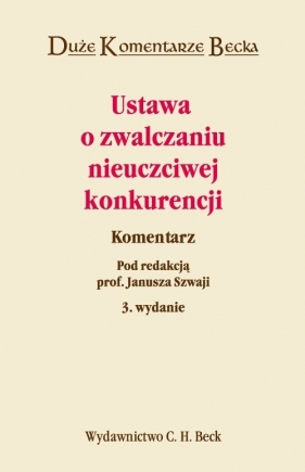 Ustawa o zwalczaniu nieuczciwej konkurencji