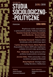 Studia Socjologiczno-Polityczne... nr 2(09)/2018 - Opracowanie zbiorowe