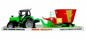 Traktor z maszyną
