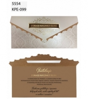 Karnet Rocznica Ślubu KPE-0099