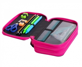 Coolpack - Jumper 3 - Piórnik potrójny z wyposażeniem - Color Bomb (C67244)