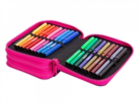 Coolpack - Jumper 3 - Piórnik potrójny z wyposażeniem - Color Bomb (C67244)