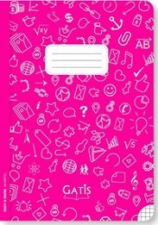 Zeszyt A5 ECO PINK w kratkę 60 kartek