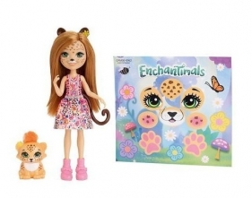 Enchantimals: Jajko niespodzianka - Lalka Cherish Cheetah & Quick-Quick