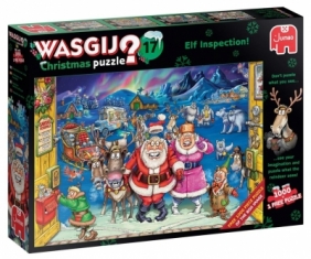 Puzzle Christmaspuzzle 2x1000: Wasgij - Fabryka Świętego Mikołaja (25003)