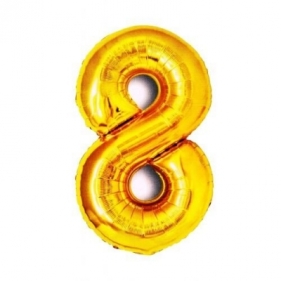 Balon foliowy złota cyfra