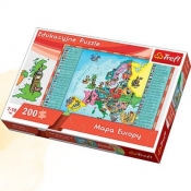 Puzzle 200: Mapa Europy dla dzieci (15503)