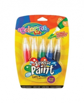 Farby Colorino Kids w tubach z pędzelkiem 5 kolorów (66037PTR)