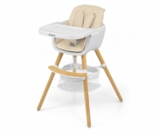 Krzeselko do karmienia 2w1 Espoo Beige (26037)