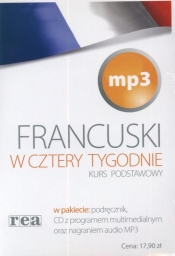 Francuski w cztery tygodnie Kurs podstawowy z płytą CD mp3 - <br />