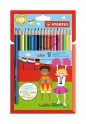 Kredki Stabilo Color 18 kolorów