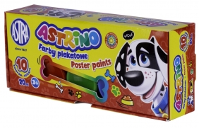 Farby plakatowe Astrino, 10 kolorów (453877)