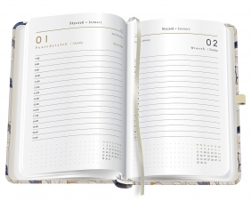 Kalendarz 2024 książkowy A5 - Bloom