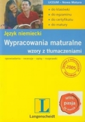 Wypracowania maturalne Język niemiecki