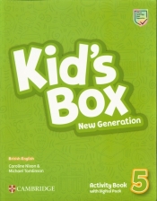 Kid's Box New Generation 5 Activity Book with Digital Pack - Nixon Caroline, Tomlinson Michael