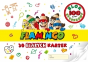 Blok rysunkowy biały Flamingo A4 mix 20 100g