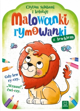 Malowanki rymowanki z lewkiem. Czytam sylabami i koloruję - Opracowanie zbiorowe