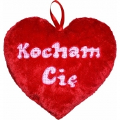 Poduszka serce Kocham Cię 45 cm