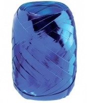 Wstążka kłębuszek 20m metallic niebieska
