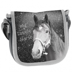 Torebka Horse czarno-szara (PP19KO-302)