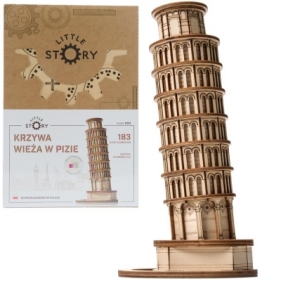 Puzzle Drewniane 3D Krzywa Wieża w Pizie