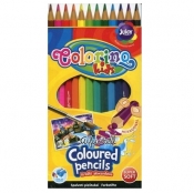 Kredki akwarelowe + pędzelek Colorino Kids, 12 sztuk (33039PTR)