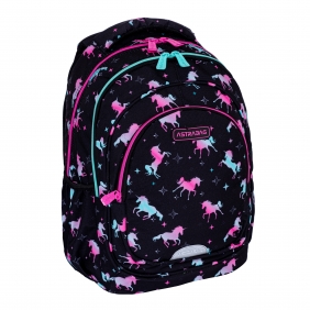 Astrabag, Plecak trzykomorowy - Unicorn squad (AB330)