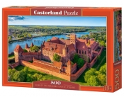 Puzzle 500 View of The Malbork Castle, Poland