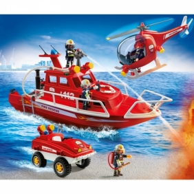 Playmobil City Action: Zestaw straż pożarna z motorem podwodnym (9503)