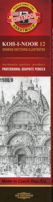 Ołówek grafitowy 12 sztuk 1500/B