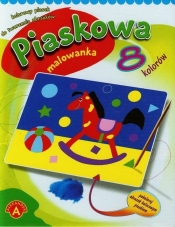 Piaskowa malowanka mini konik (0703)