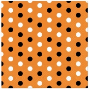 Serwetki papierowe 33 x 33 cm - Halloween Dots