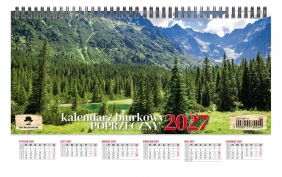 Kalendarz 2027 biurkowy tygodniowy poprzeczny, 1 szt