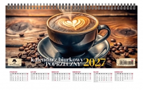 Kalendarz 2027 biurkowy tygodniowy poprzeczny, 1 szt