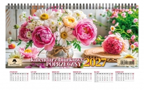 Kalendarz 2027 biurkowy tygodniowy poprzeczny, 1 szt