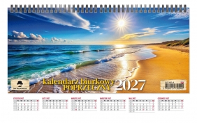Kalendarz 2027 biurkowy tygodniowy poprzeczny, 1 szt