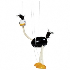 Drewniana marionetka Struś (GOKI-SO 104)