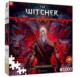 Puzzle 1000 The Witcher (Wiedźmin) Corvo Bianco