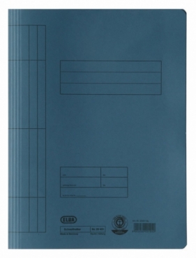Skoroszyt kartonowy Elba A4 250g.niebieski (100090773)