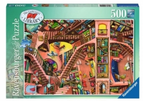 Puzzle 500: Groteskowa biblioteczka (142040)
