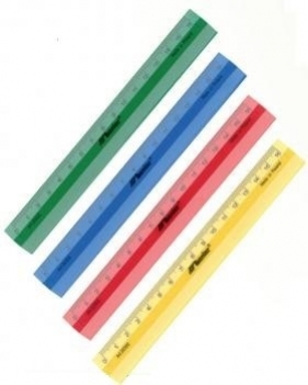 Linijka kolorowa 16 cm (20304) pakowana po 10 sztuk