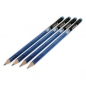 Ołówki trójkatne z gumką HB - 4 szt. (DRF-43040)