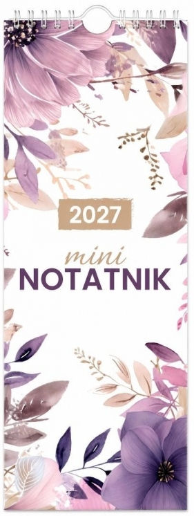 Kalendarz 2027 notatnikowy 33x12,5cm Harmonia